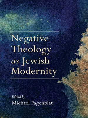 cover image of Negative Theology as Jewish Modernity